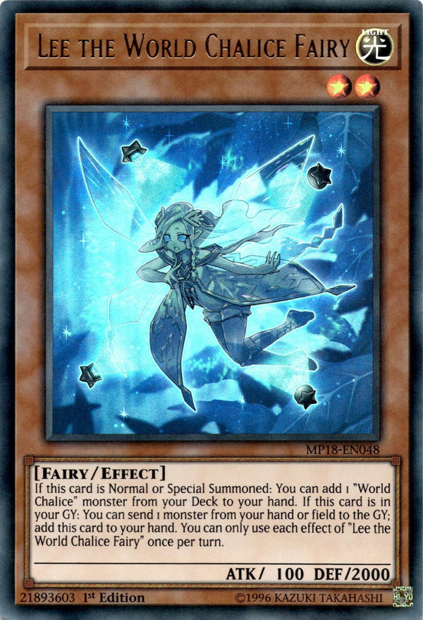 Yugioh Lee the World Chalice Fairy MP18-EN048 Ultra Rare 1st Edition LP