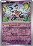 Pokemon Mr. Mime 122/165 Pokemon 151 Reverse Holo NM