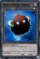 Yugioh Black Sheep Token OP27-EN027 Super Rare Unlimited Edition DAMAGED