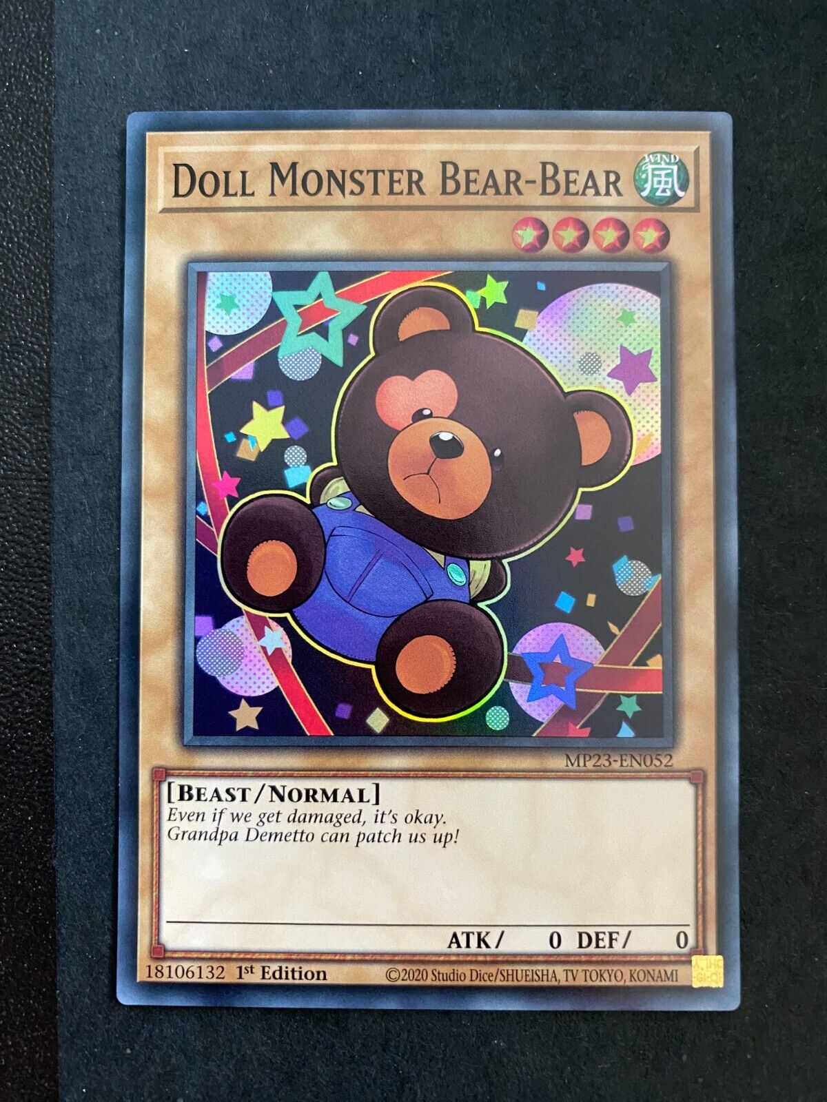 Yugioh Doll Monster Bear-Bear MP23-EN052 Super Rare 1st Edition NM