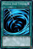 Yugioh Mystical Space Typhoon YS13-ENV12 Super Rare 1st Edition LP