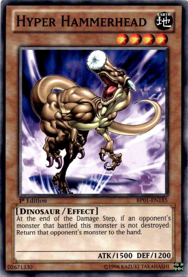 Yugioh Hyper Hammerhead BP01-EN185 Common 1st/unl Edition NM