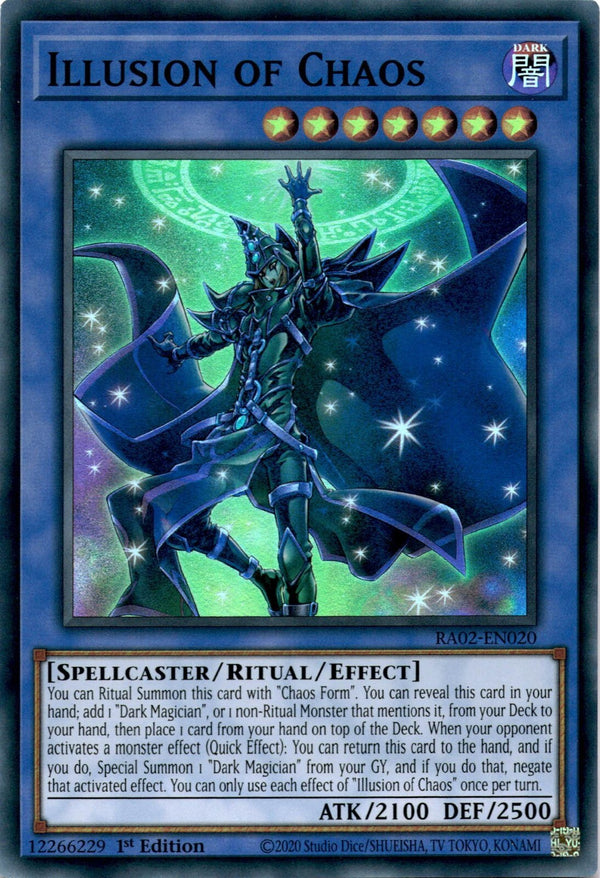Yugioh Illusion of Chaos RA02-EN020 Super Rare 1st Edition NM