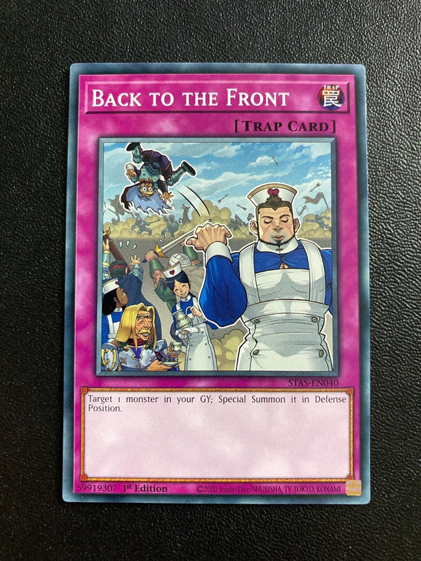 Yugioh Back to the Front STAS-EN040 Common 1st Edition NM