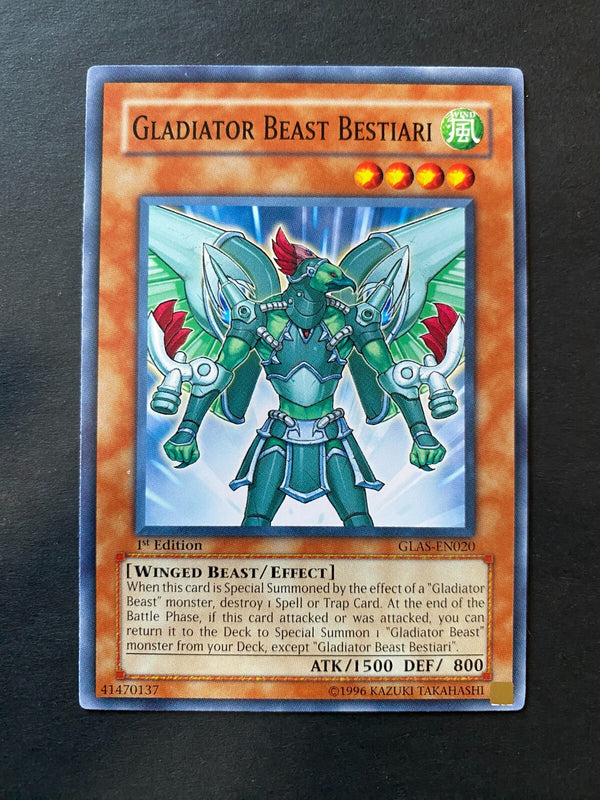 Yugioh Gladiator Beast Bestiari GLAS-EN020 Common 1st Edition NM