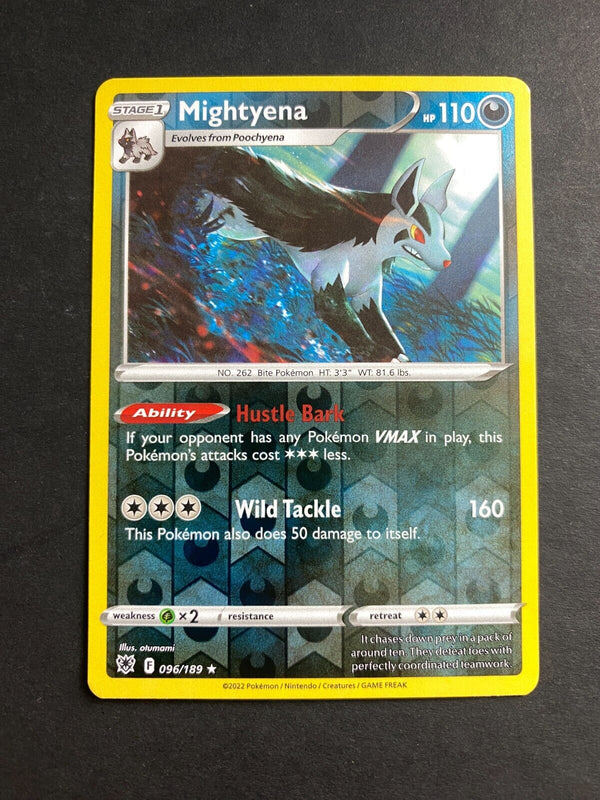 Pokemon Mightyena 096/189 Astral Radiance Reverse Holo NM