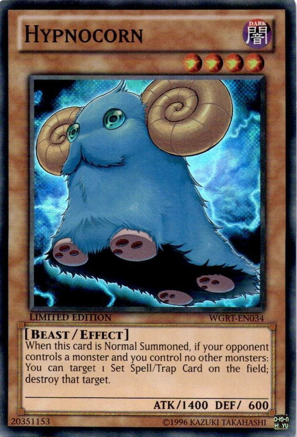 Yugioh Hypnocorn WGRT-EN034 Super Rare Limited Edition LP