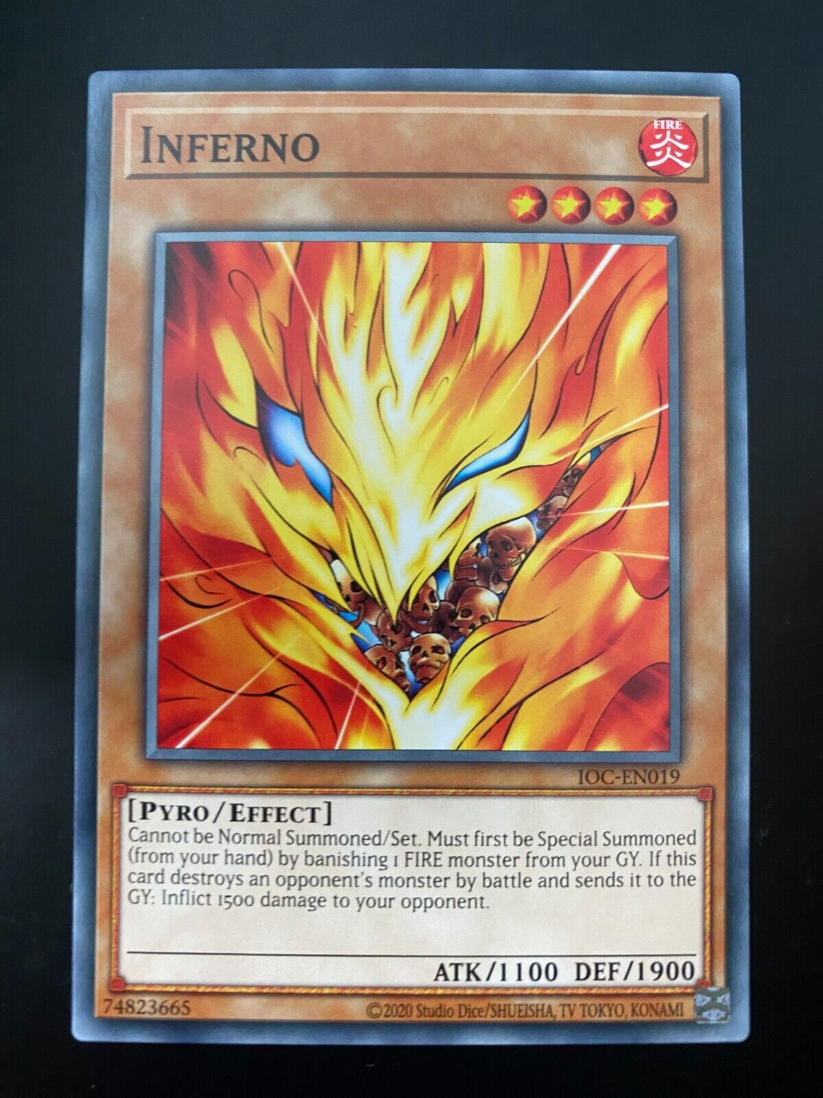 Yugioh Inferno IOC-EN019 Common Unlimited Edition NM/MINT