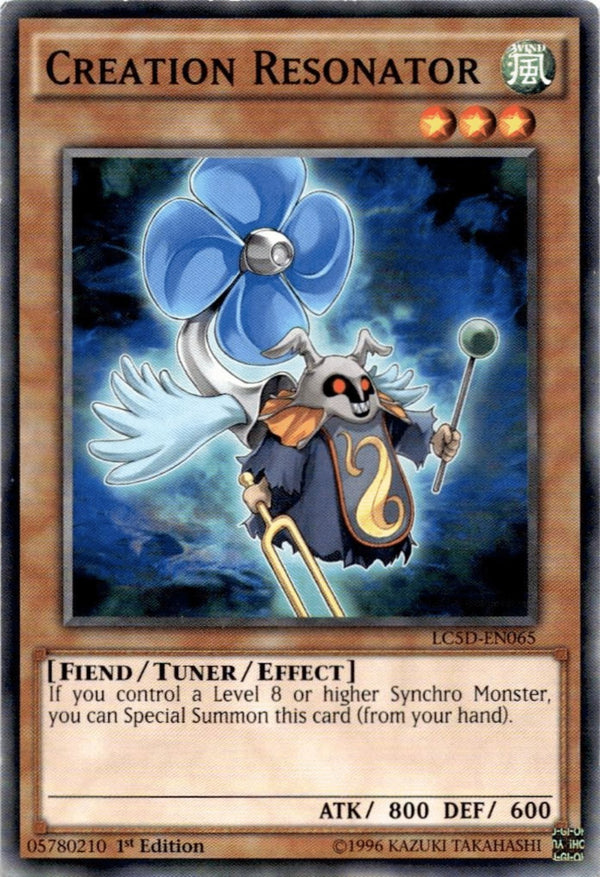 Yugioh Creation Resonator LC5D-EN065 Common 1st Edition MP