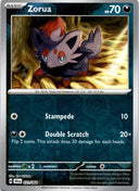 Pokemon Zorua 031/064 Shrouded Fable Reverse Holo NM