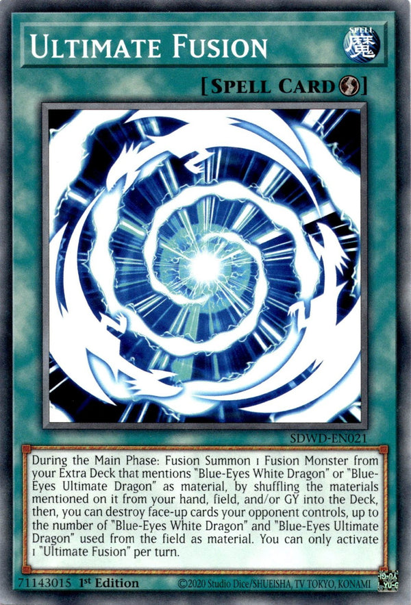Yugioh Ultimate Fusion SDWD-EN021 Common 1st Edition NM