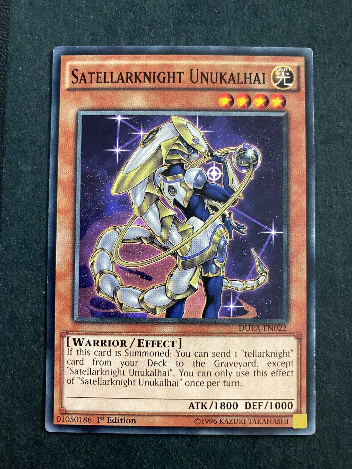 Yugioh Satellarknight Unukalhai DUEA-EN022 Common 1st Edition MP