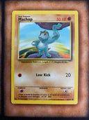 Pokemon Machop 52/102 Base Set MP-LP