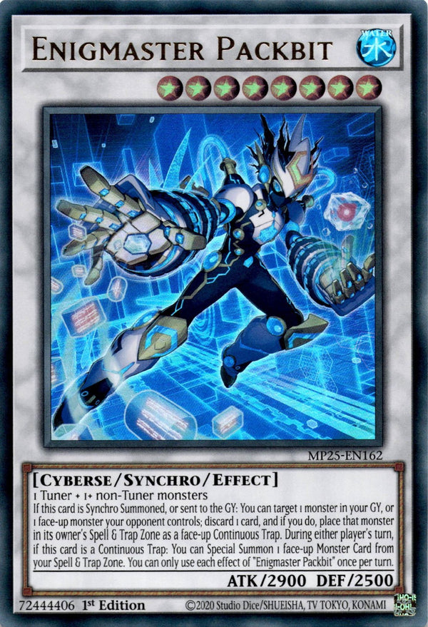 Yugioh Enigmaster Packbit MP25-EN162 Ultra Rare 1st Edition NM