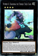 Yugioh Number 41: Bagooska the Terribly Tired Tapir CIBR-EN097 Super Rare 1st LP