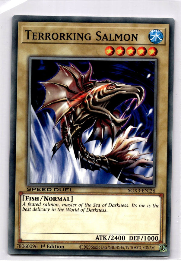 Yugioh Terrorking Salmon SGX3-ENI26 Speed Duel Common 1st Edition NM