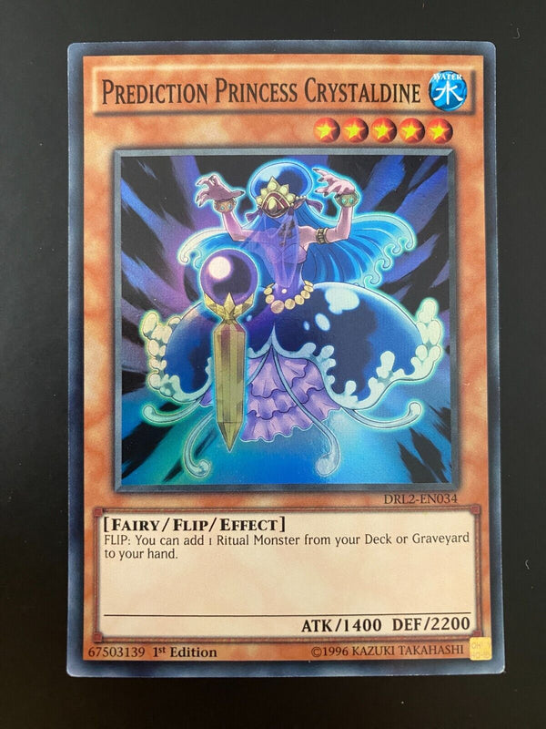 Yugioh Prediction Princess Crystaldine DRL2-EN034 1st Edition NM