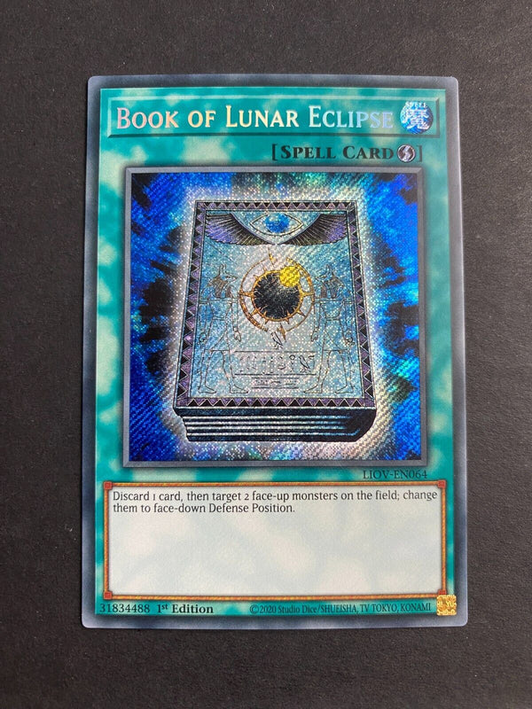Yugioh Book of Lunar Eclipse LIOV-EN064 Secret Rare 1st Edition NM