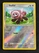 Pokemon Stufful 111/149 Sun Moon Base Reverse Holo NM