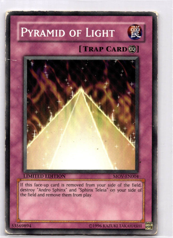 Yugioh Pyramid of Light MOV-EN004 Common Limited Edition HP
