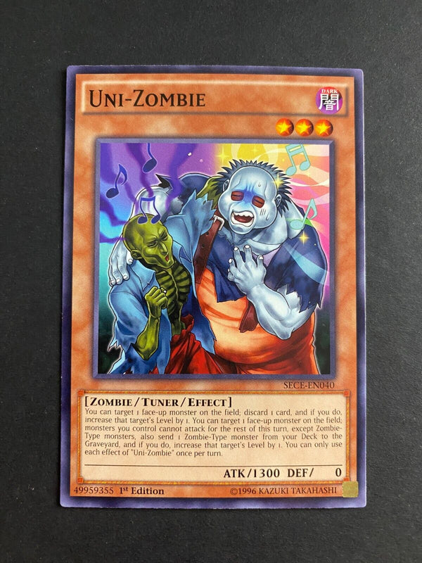 Yugioh Uni-Zombie SECE-EN040 Common 1st Edition NM