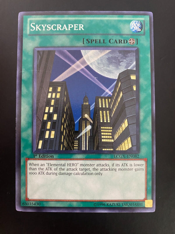 Yugioh Skyscraper LCGX-EN082 Common 1st Edition NM