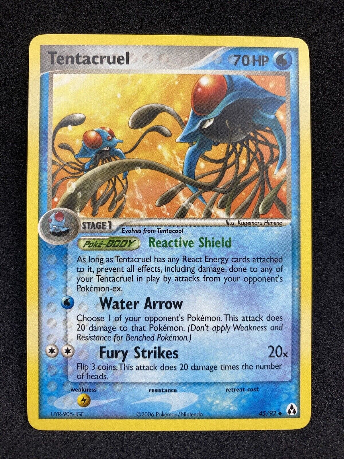 Pokemon Tentacruel 45/92 Uncommon Ex Legend Maker NM-Mint