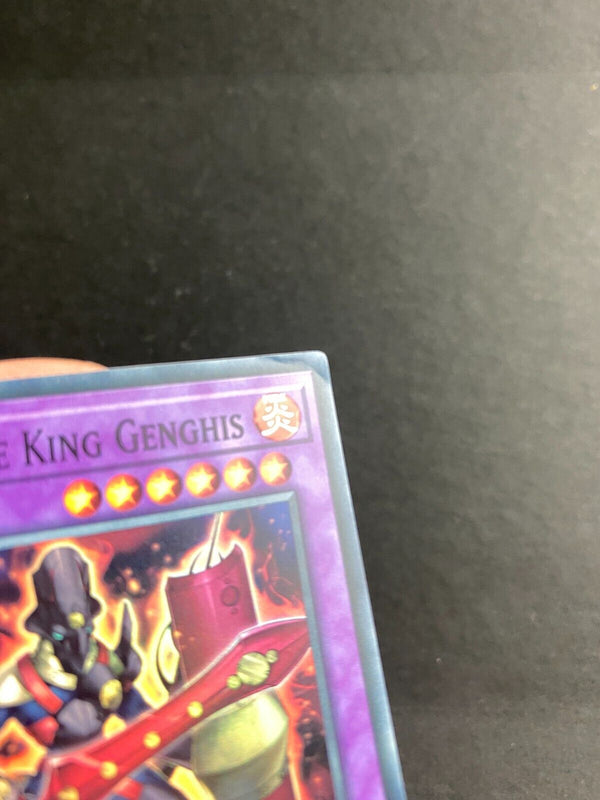 Yugioh D/D/D Flame King Genghis OP19-EN009 Super Rare Unlimited Edition HP/MP