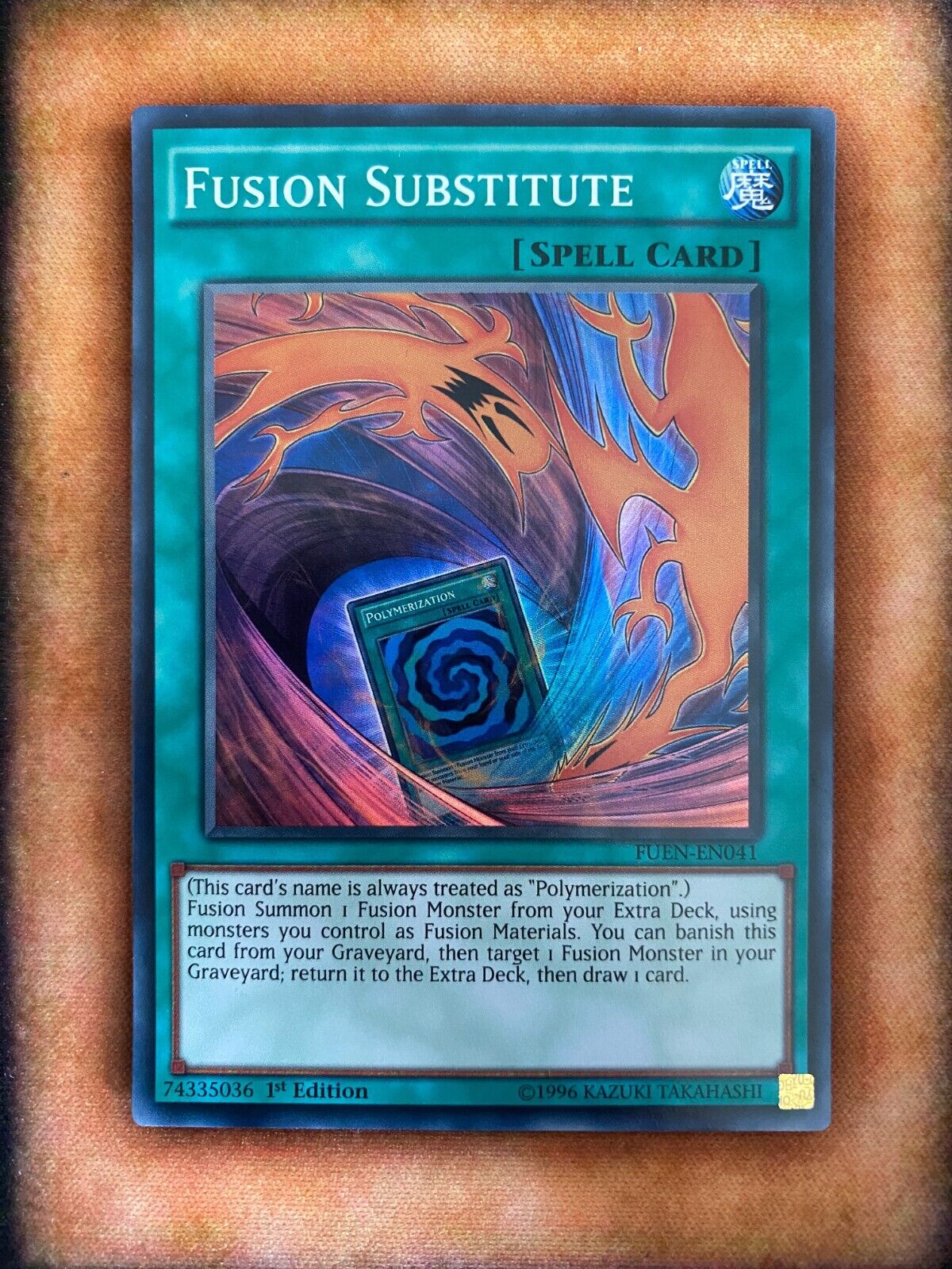 Yugioh Fusion Substitute FUEN-EN041 Super Rare 1st Edition NM/MINT