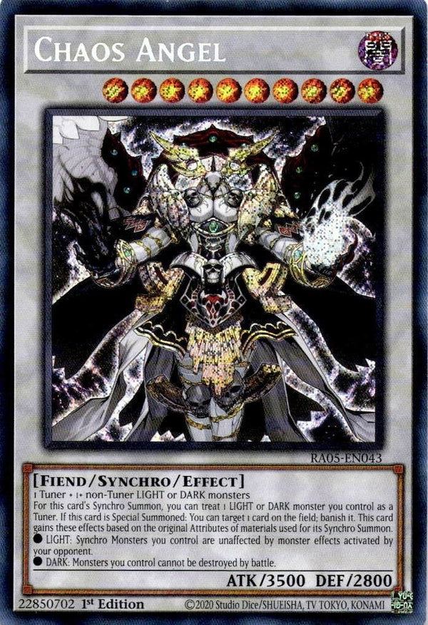 Yugioh Chaos Angel RA05-EN043 NA Print Secret Rare 1st Edition NM