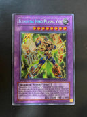 Yugioh Elemental Hero Plasma Vice GLAS-EN037 Secret Rare 1st Edition MP