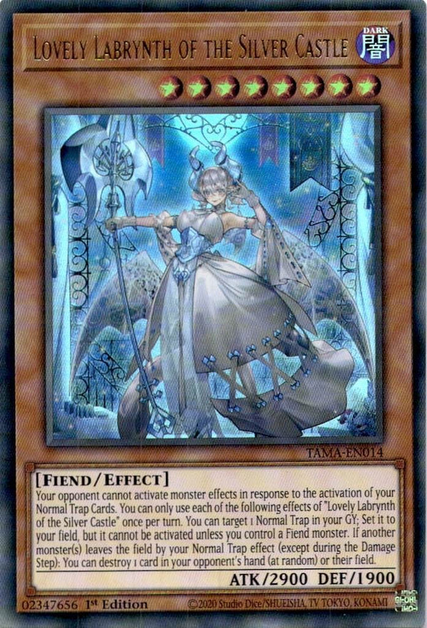 Yugioh Lovely Labrynth of the Silver Castle TAMA-EN014 Ultra Rare 1st Edition NM