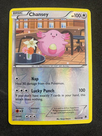 Pokemon Chansey 80/119 Phantom Forces Reverse Holo LP