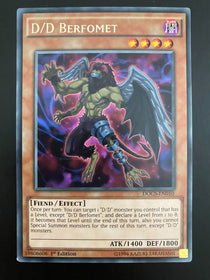 Yugioh D/D Berfomet DOCS-EN010 1st Edition Rare LP/VLP