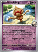 Pokemon Steven's Baltoy 083/182 Destined Rivals Reverse Holo NM