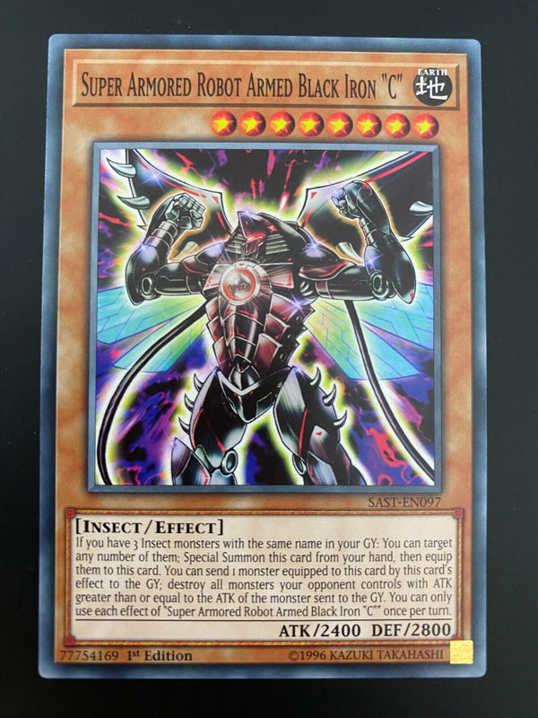 Yugioh Super Armored Robot Armed Black Iron 