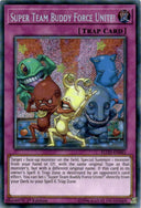 Yugioh Super Team Buddy Force Unite FLOD-EN081 Secret Rare 1st Edition LP