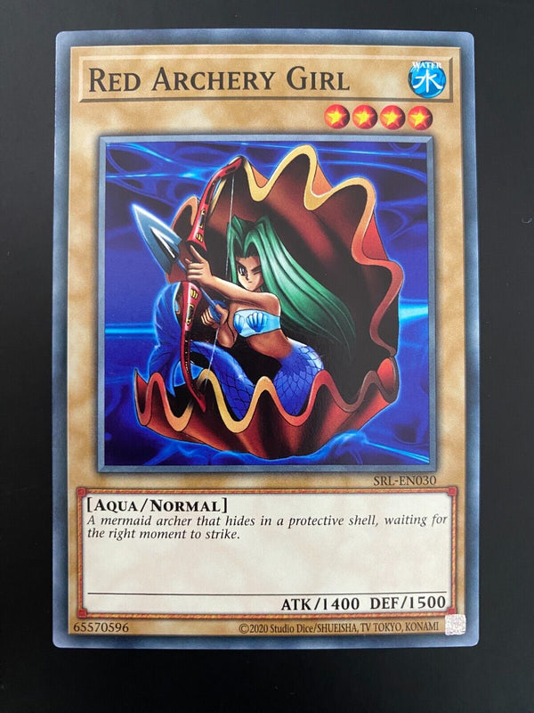 Yugioh Red Archery Girl SRL-EN030 Common Unlimited Edition NM/MINT