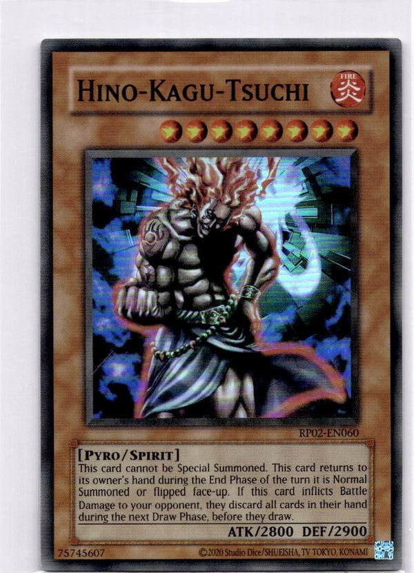 Yugioh Hino-Kagu-Tsuchi RP02-EN060 Super Rare Unlimited Edition NM