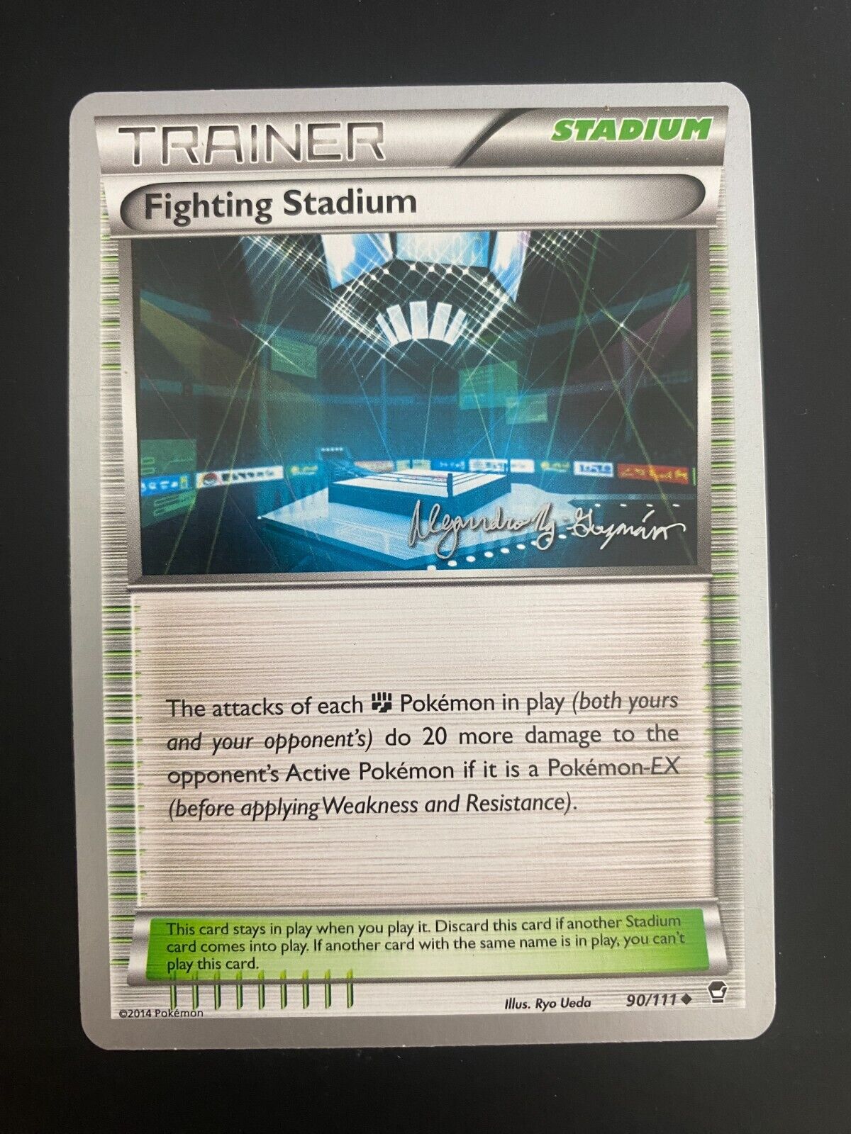 Pokemon Fighting Stadium 90/111 2015 World Championships Furious Fists VLP