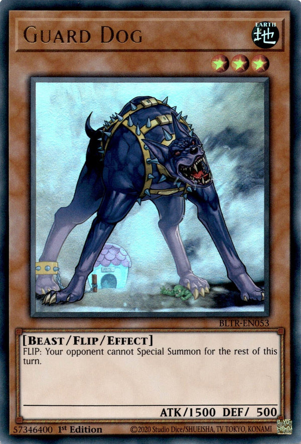 Yugioh Guard Dog BLTR-EN053 Ultra Rare 1st Edition NM