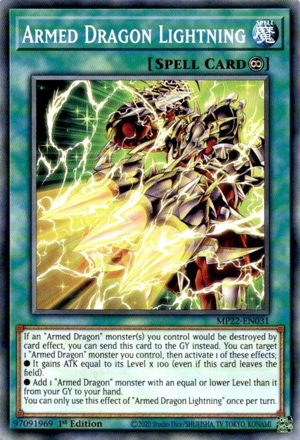 Yugioh Armed Dragon Lightning MP22-EN031 Common 1st Edition NM