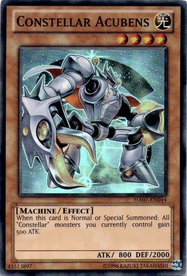 Yugioh Constellar Acubens HA07-EN044 Super Rare Unlimited Edition MP