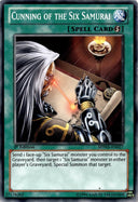 Yugioh Cunning of the Six Samurai SDWA-EN027 Common 1st Edition HP