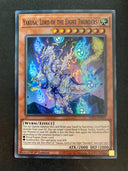 Yugioh Yakusa, Lord of the Eight Thunders DIFO-EN095 Super Rare 1st Ed NM/MINT