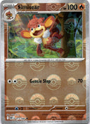 Pokemon Simisear 015/086 White Flare Pokeball Reverse Holo NM