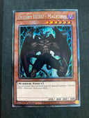 Yugioh Destiny HERO - Malicious RA03-EN001 Platinum Secret Rare 1st Edition NM