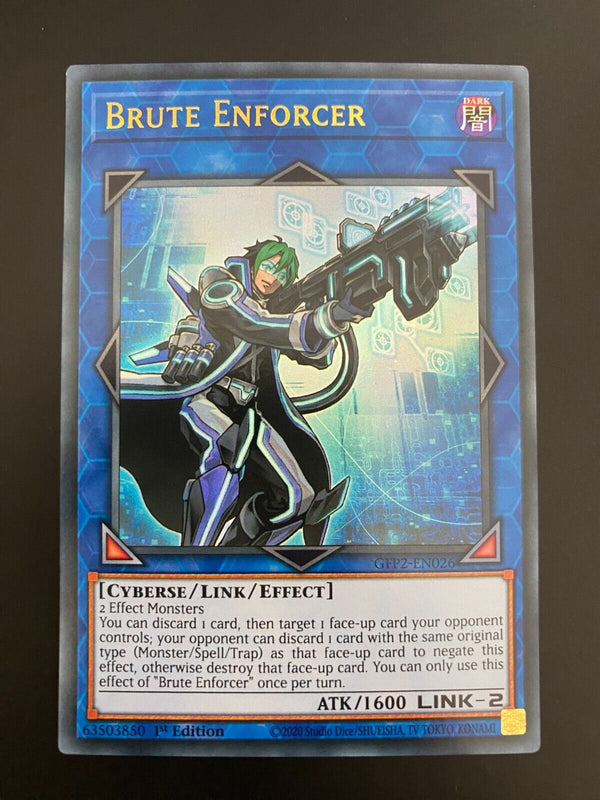 Yugioh Brute Enforcer GFP2-EN026 1st Edition Ultra Rare NM-MINT