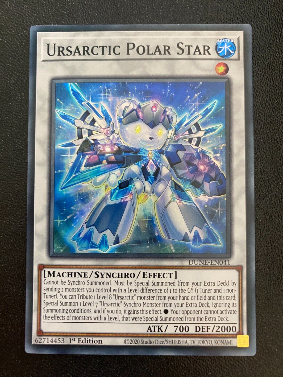 Yugioh Ursarctic Polar Star DUNE-EN041 Super Rare 1st Edition NM/MINT