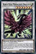 Yugioh Black Rose Moonlight Dragon LDS2-EN112 Green Ultra Rare 1st Edition LP